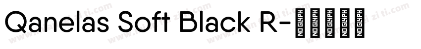Qanelas Soft Black R字体转换